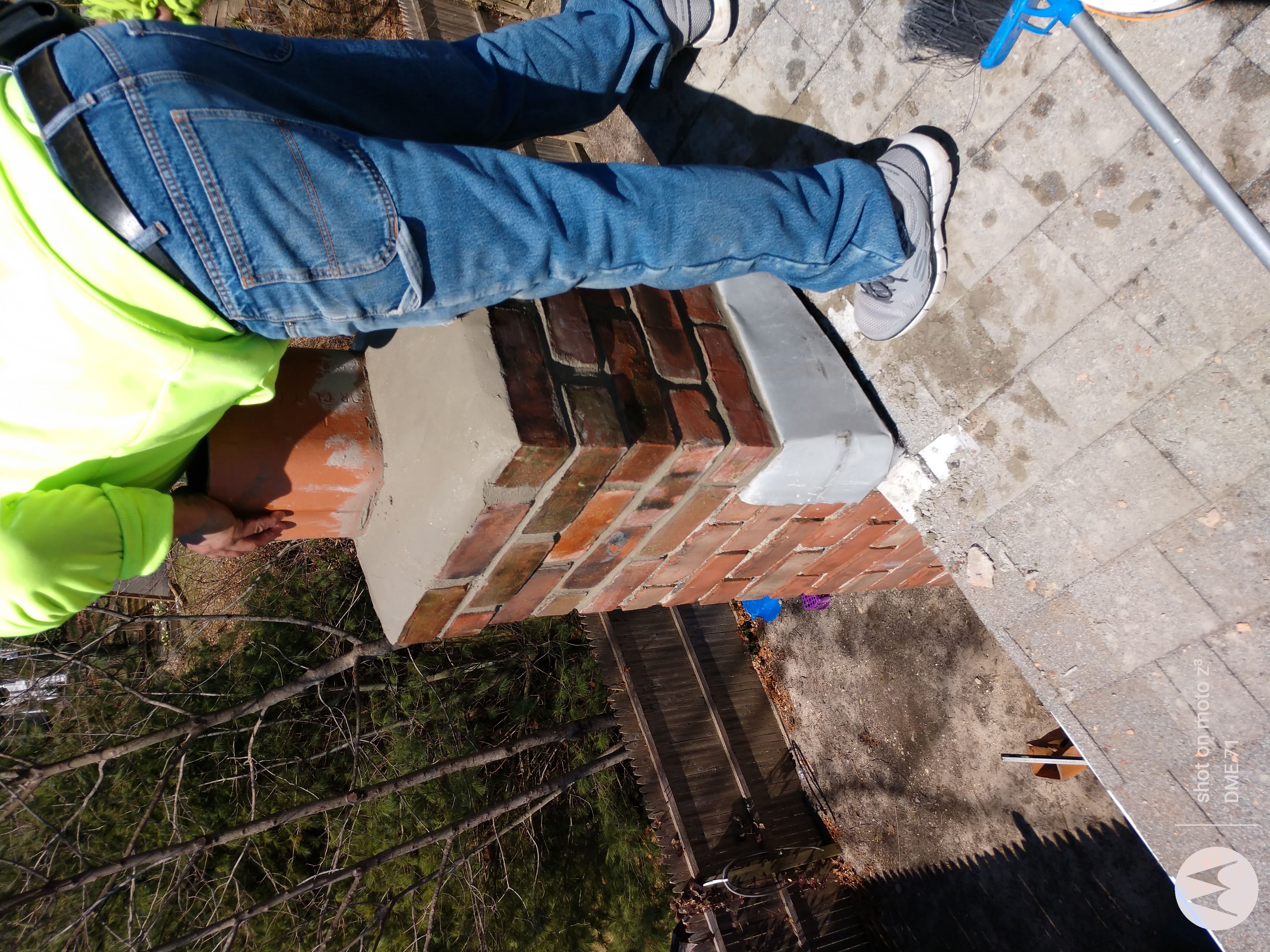 Cracked chimney professionally repaired in Elmont, NY