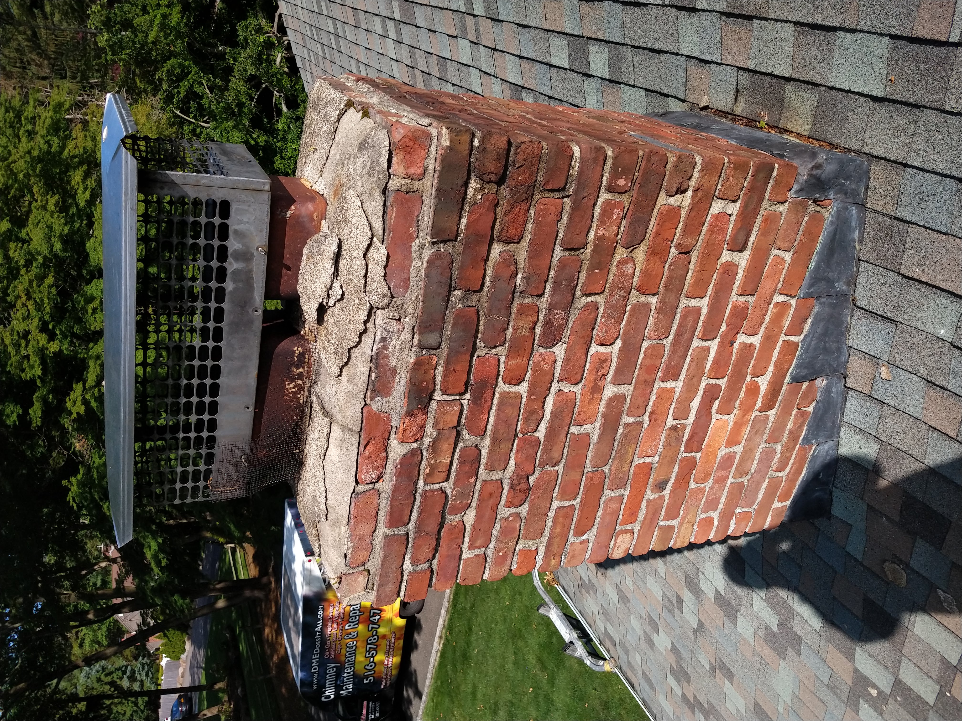 Complete soot and creosote removal from fireplace chimney in Elmont, NY